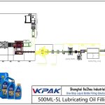 Automatic 500ML-5L Lubricating Oil Filling Line Automatic 500ML-5L Lubricating Oil Filling Line
