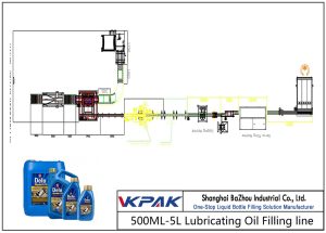 Automatic 500ML-5L Lubricating Oil Filling Line