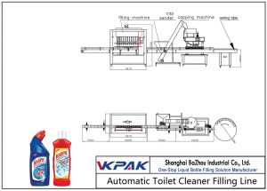 Automatic Toilet Cleaner Filling Line